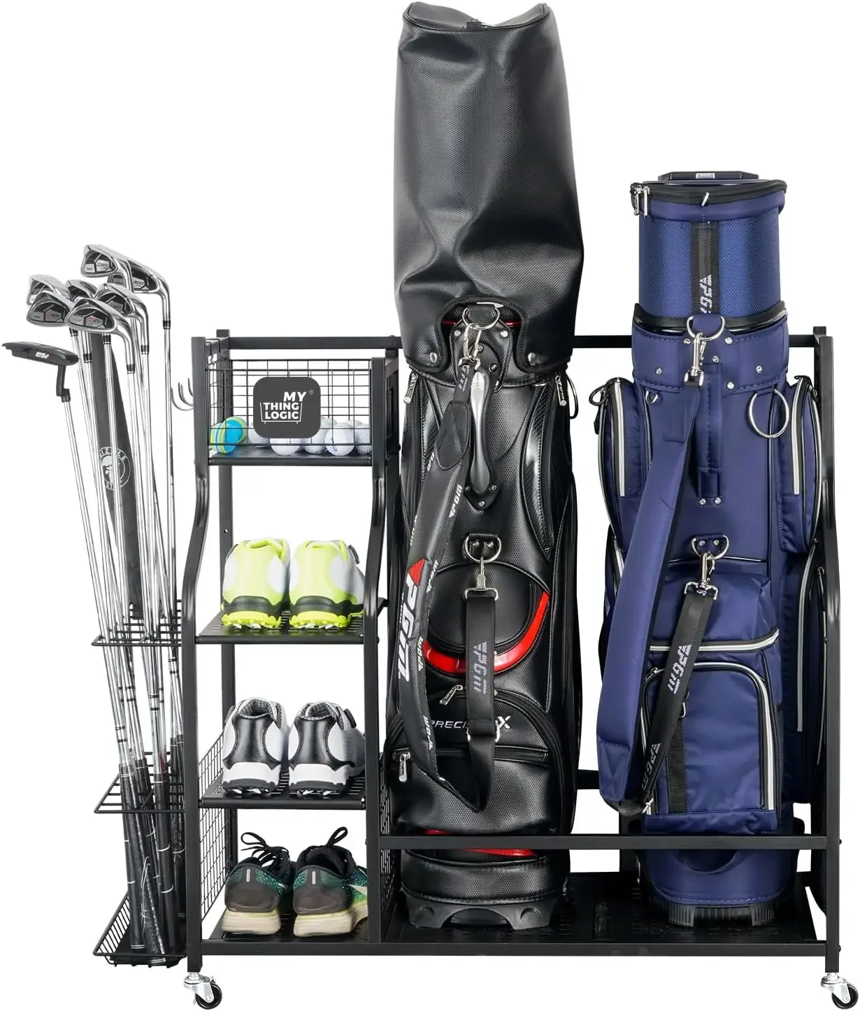 Golf Equipment Garage Storage - Golf Ekipmanları Depolama Garaj Organizatörü, Golf