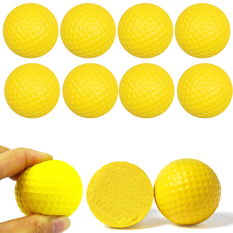 Practice Equipment For Golf - 6/12 adet sarı PU Golf antrenman