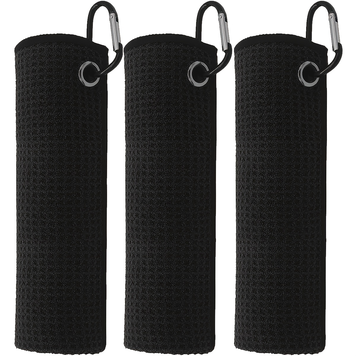 Golf Towel Waffle - 3 adet Golf Havlusu, 30cm*30cm,11.81in*11.81in, Kış