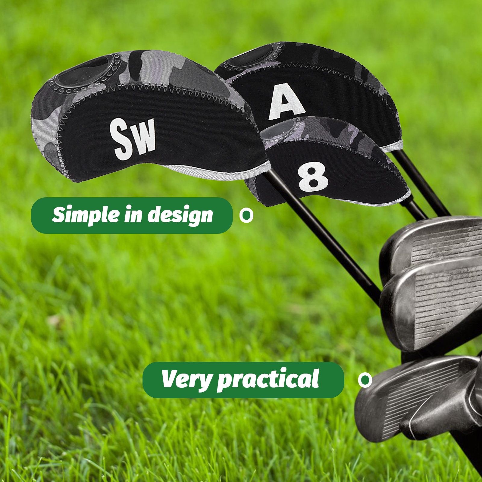 Putter Mallet Blade - 10 Adet Golf Putter Başlığı, Bıçak
