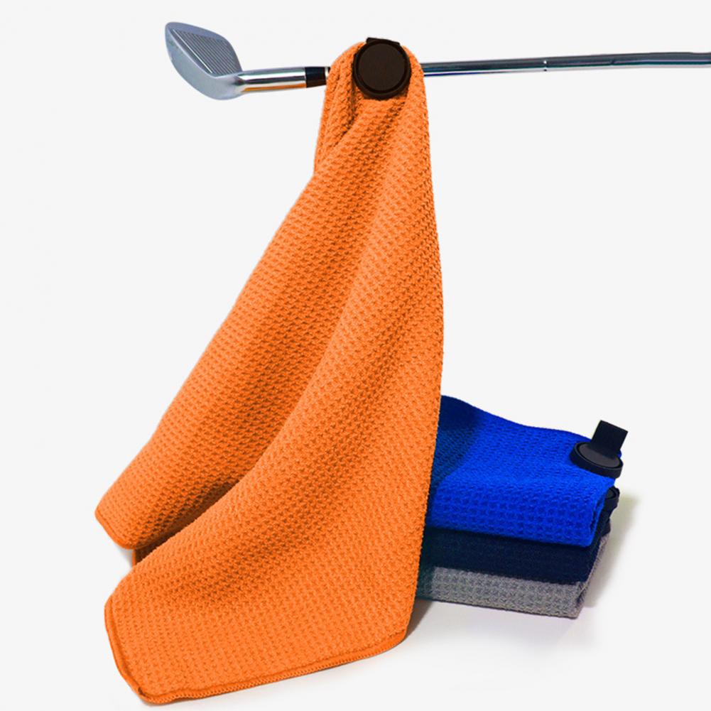 Golf Towel Waffle - Manyetik Mikrofiber Golf Havlusu Karabina ile