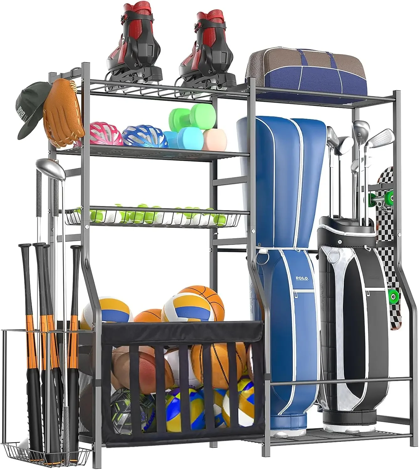 Golf Equipment Garage Storage - Ağır Hizmet Tipi Garaj Spor Ekipmanı