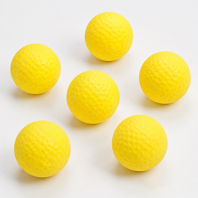 6/12 adet sarı PU Golf antrenm - Practice Equipment For Golf incelemesi ve fiyatı