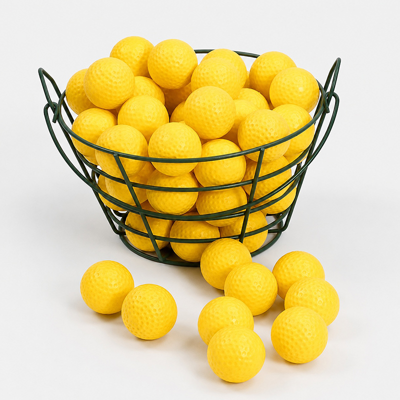 6/12 adet sarı PU Golf antrenm - Practice Equipment For Golf incelemesi ve fiyatı