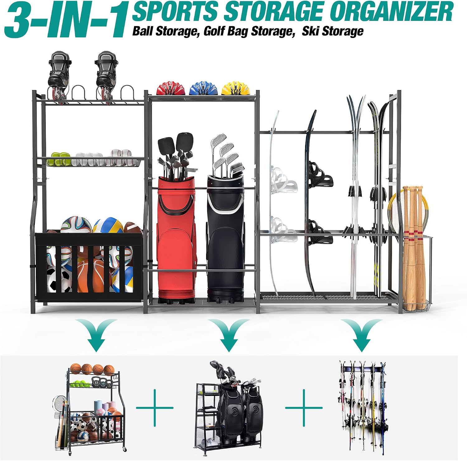 Spor Ekipmanı Düzenleyici Golf - Golf Equipment Garage Storage incelemesi ve fiyatı