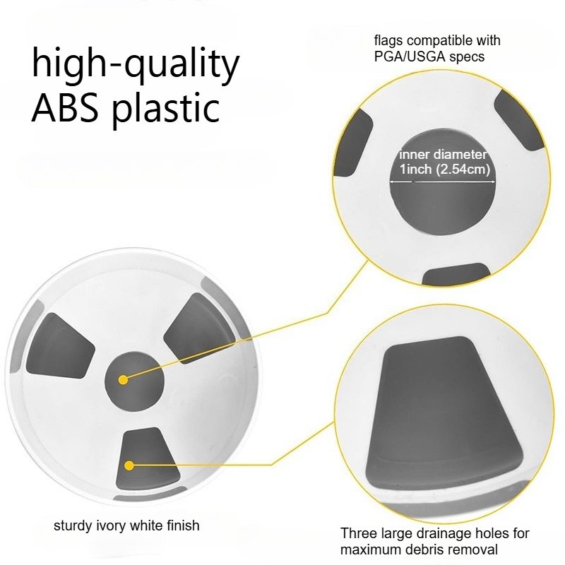 1 adet 3 delik plastik Golf de - Practice Equipment For Golf incelemesi ve fiyatı