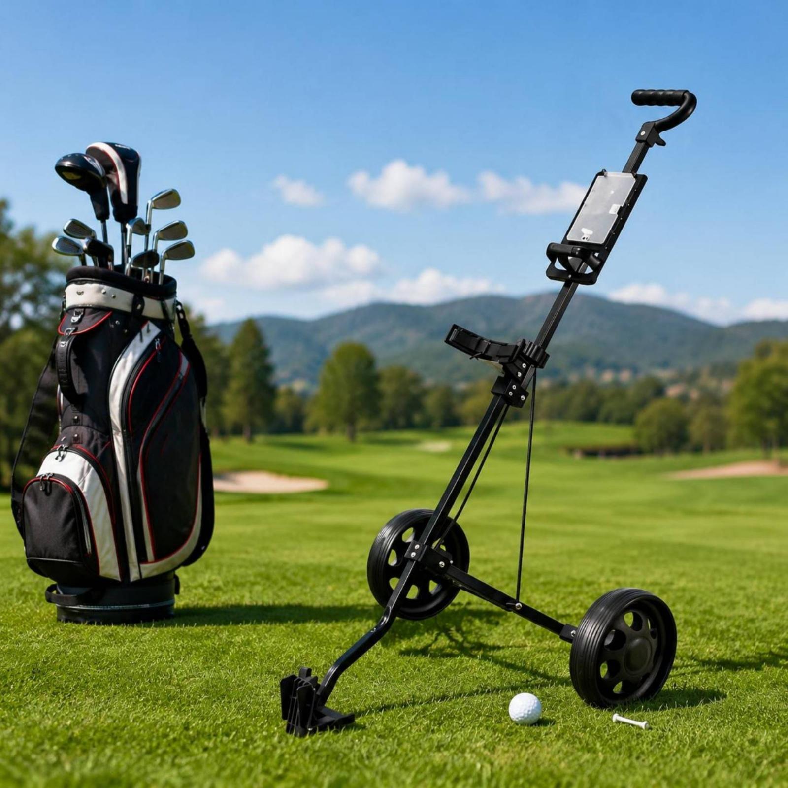 Katlanabilir İki Tekerlekli Go - Practice Equipment For Golf incelemesi ve fiyatı