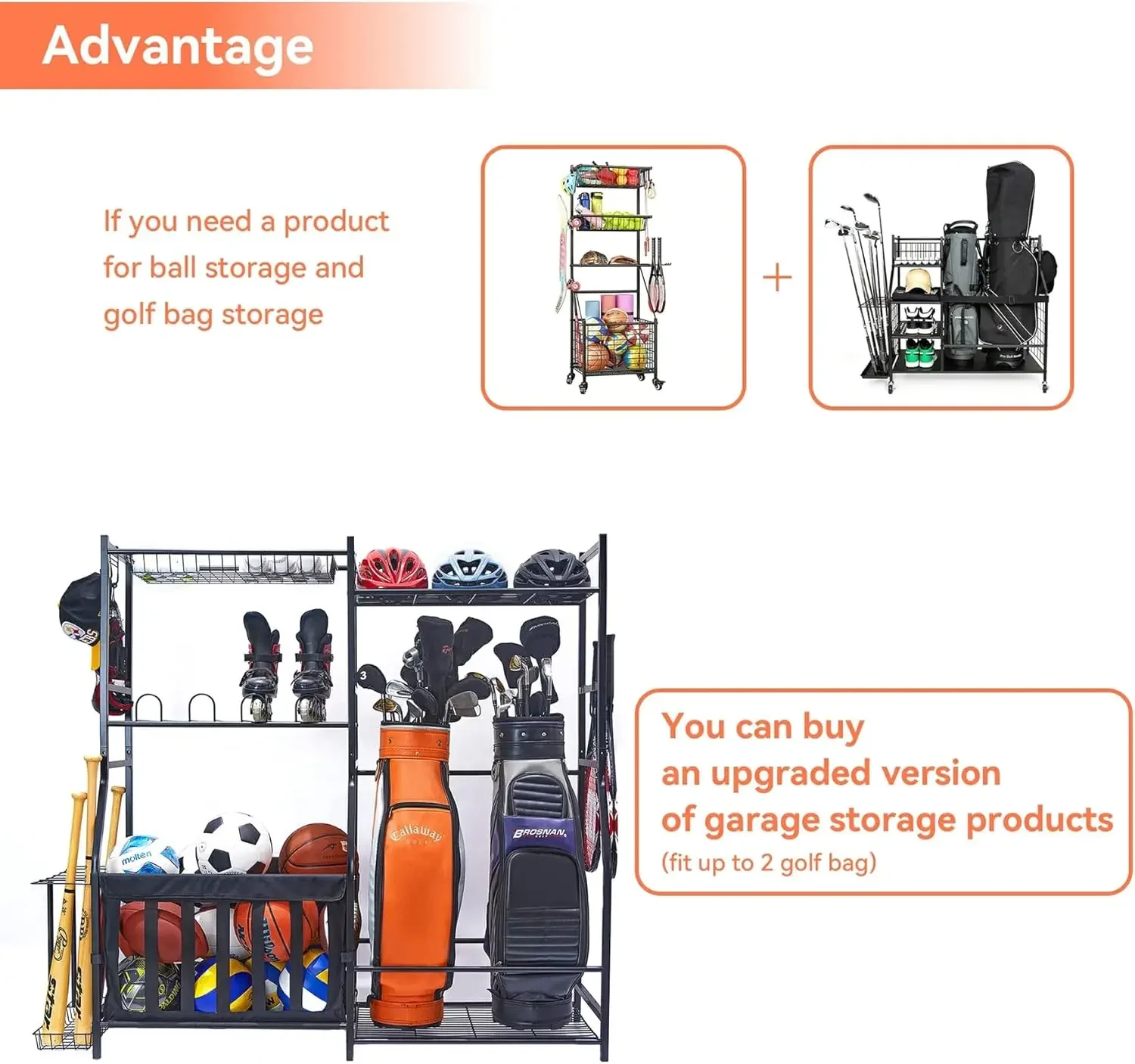 Garaj Spor Ekipmanı Düzenleyic - Golf Equipment Garage Storage incelemesi ve fiyatı