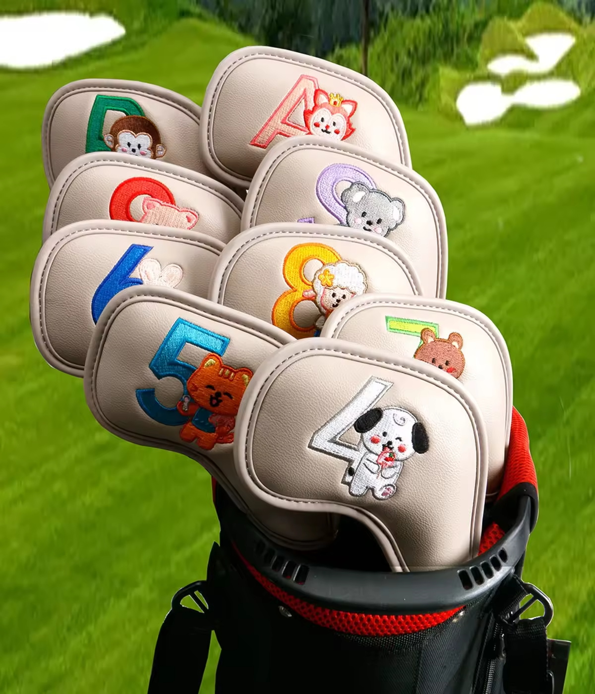 9 adet sevimli karikatür hayva - Golf Equipment And Accessories incelemesi ve fiyatı